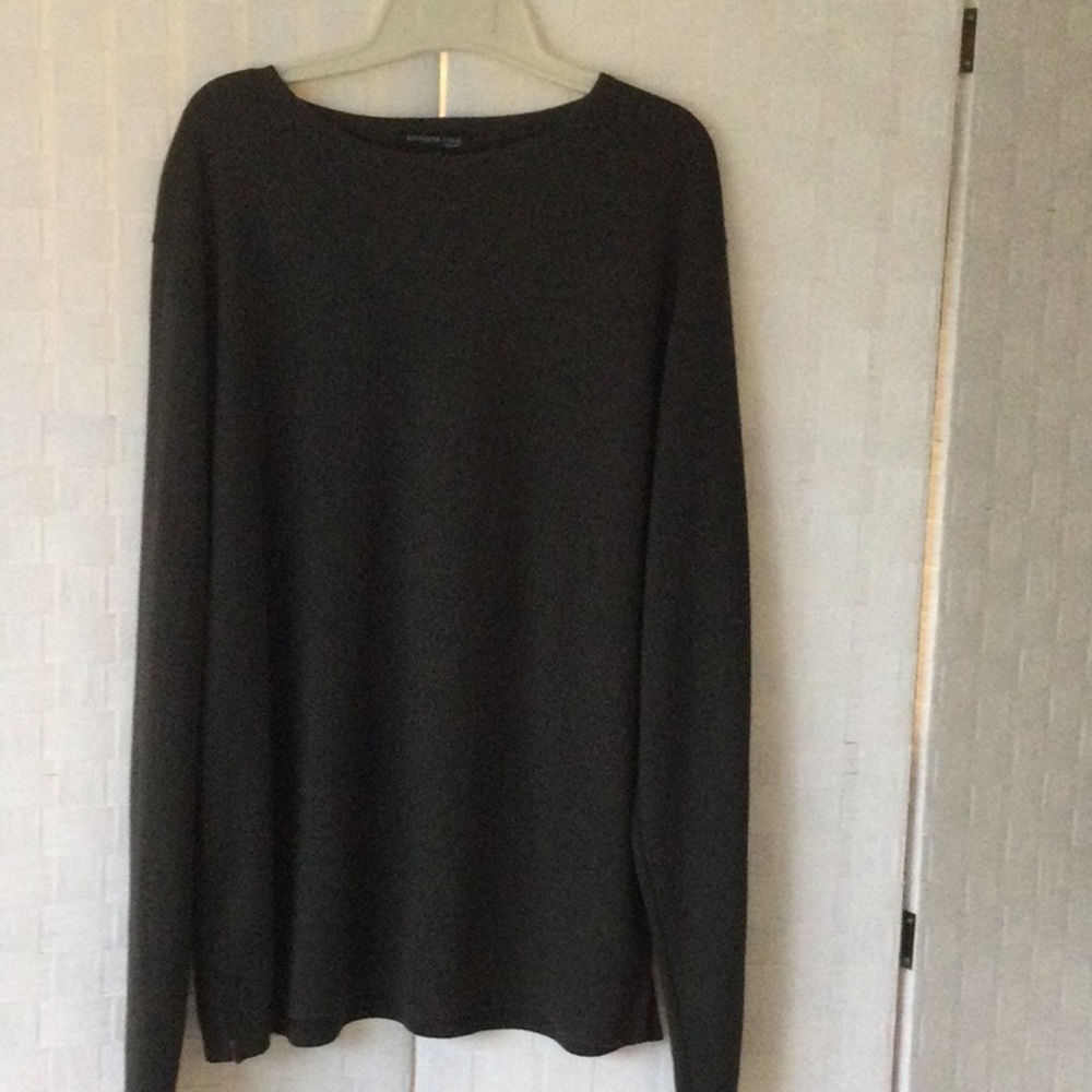 Kenneth Cole Mens Pullover size XL long sleeves washable color Dark green.  #410